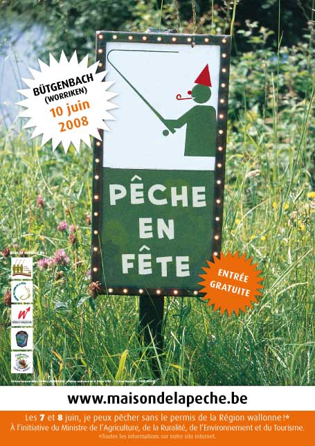 Affiche de Pêche en Fête le 10 juin 2008 à Bütgenbach