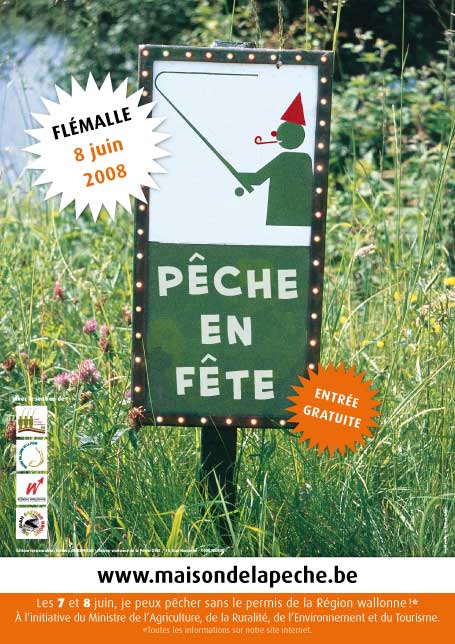 Affiche de Pêche en Fête le 8 juin 2008 à Flémalle
