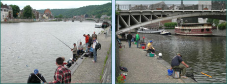 Démonstration de pêche de vitesse - Pêche en Fête 2005 Namur