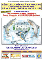 Affiche 2008 Fête de la pêche à la mouche de Fleurus