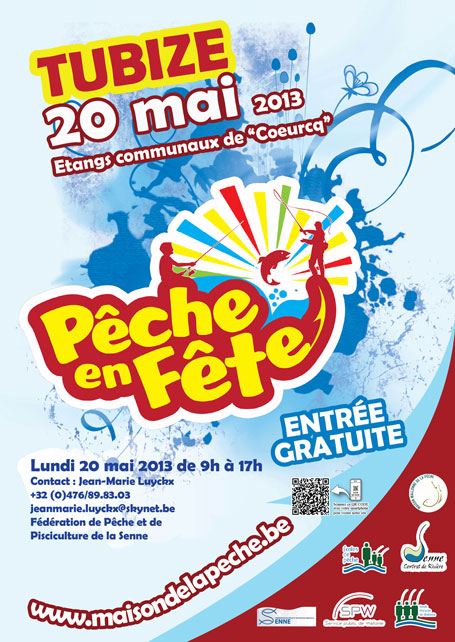 Affiche promotionnelle de l'édition 2013 de Pêche en fête à Tubize